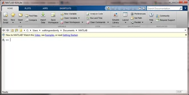 The Ribbon in MATLAB